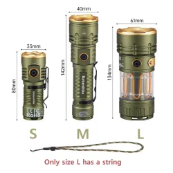 NATUREHIKE Ultra jasna lampa kempingowa LED - akumulatorowa i wodoodporna